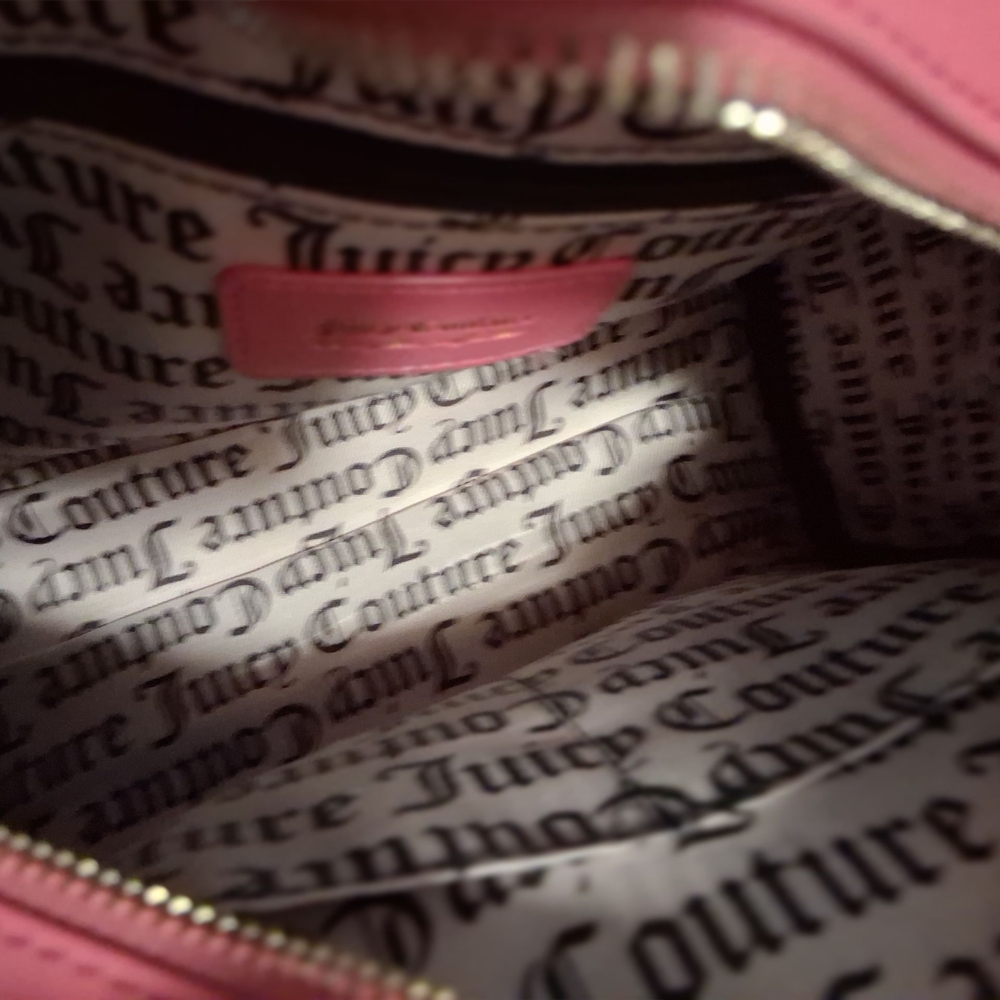 Juicy Couture Red Quilted Heart Satchel - Picture 3 of 4
